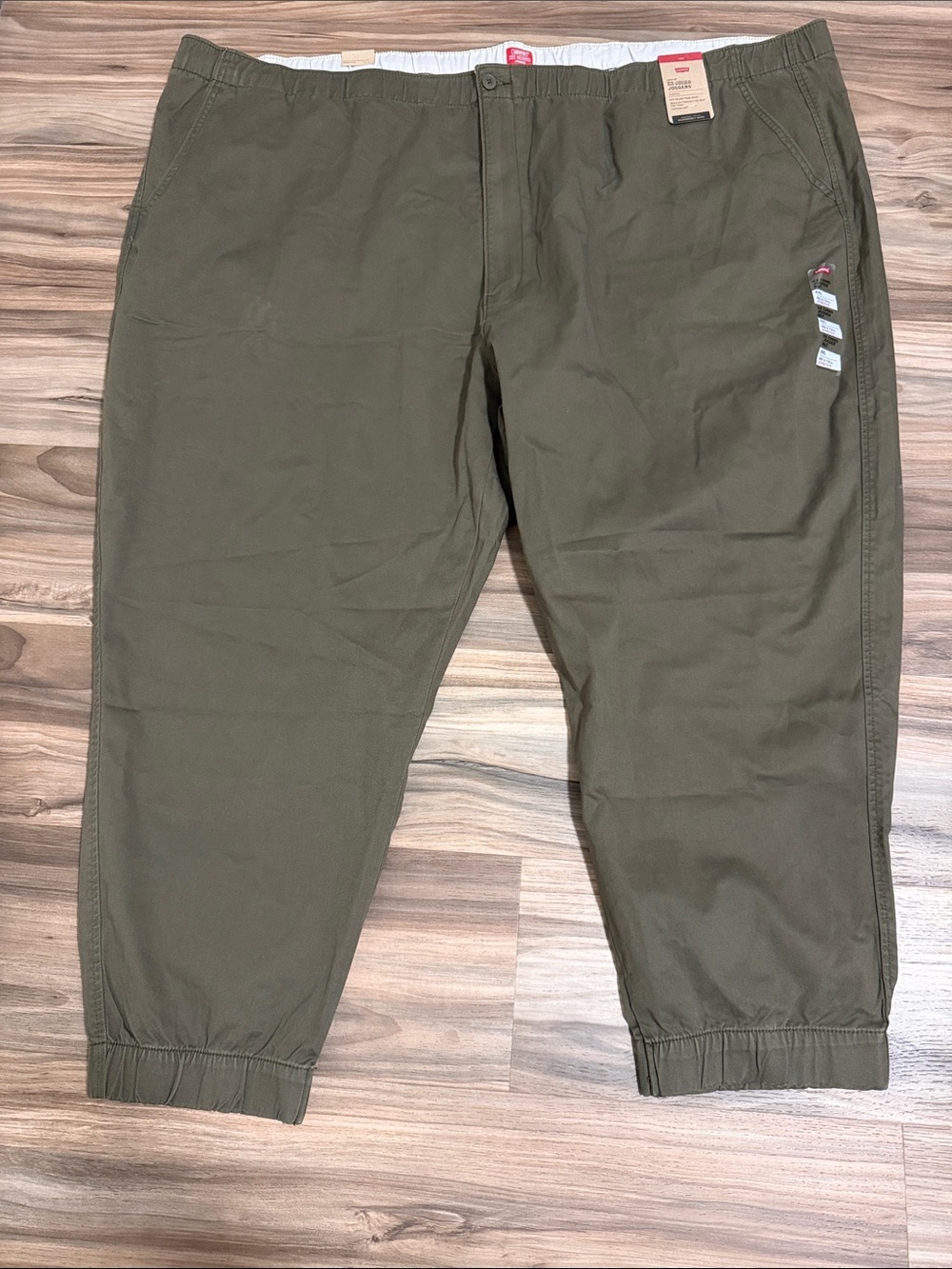 Levi's XX Chino Joggers Tapered Pants Men's 6XL Olive Green Stretch NWT